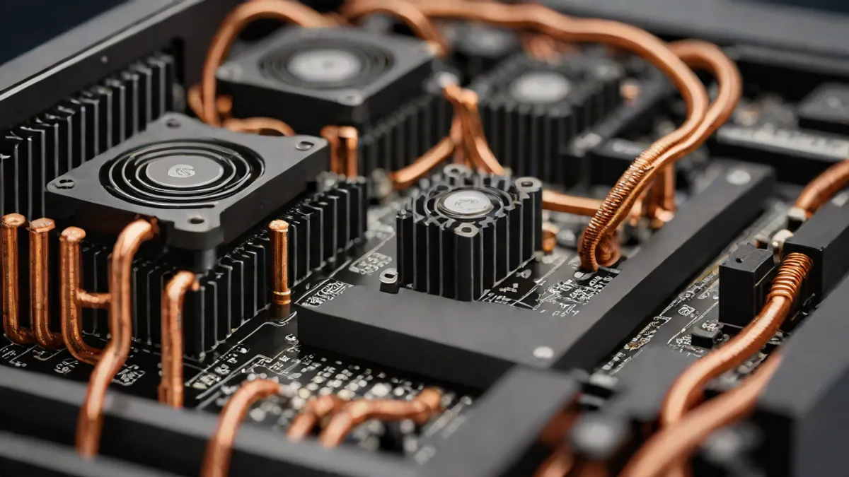 Hardware de procesamiento gráfico y refrigeración líquida utilizado para el entrenamiento de modelos de inteligencia art
