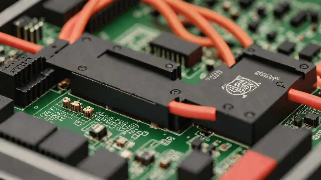 Conexión física de un SSD con un puerto SATA en una placa base de ordenador